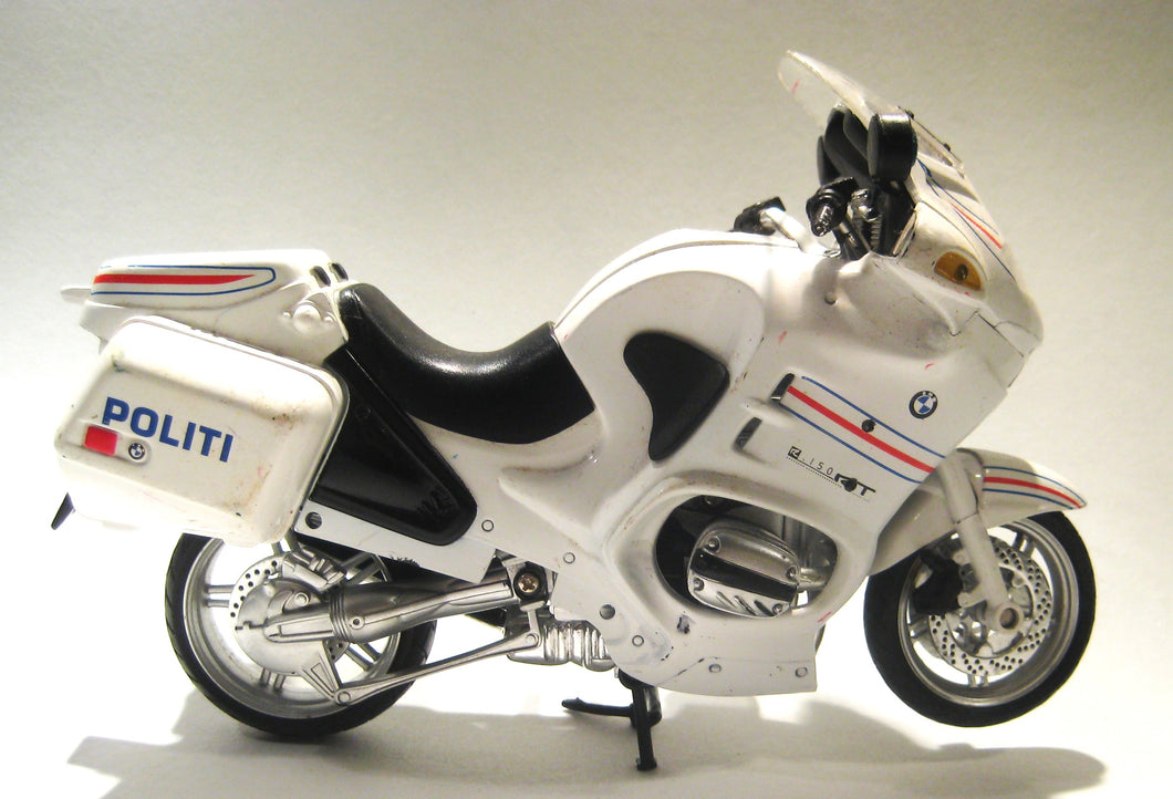 BMW R1100 RT. Politimotorcykel.  1:10 BESKADIGET