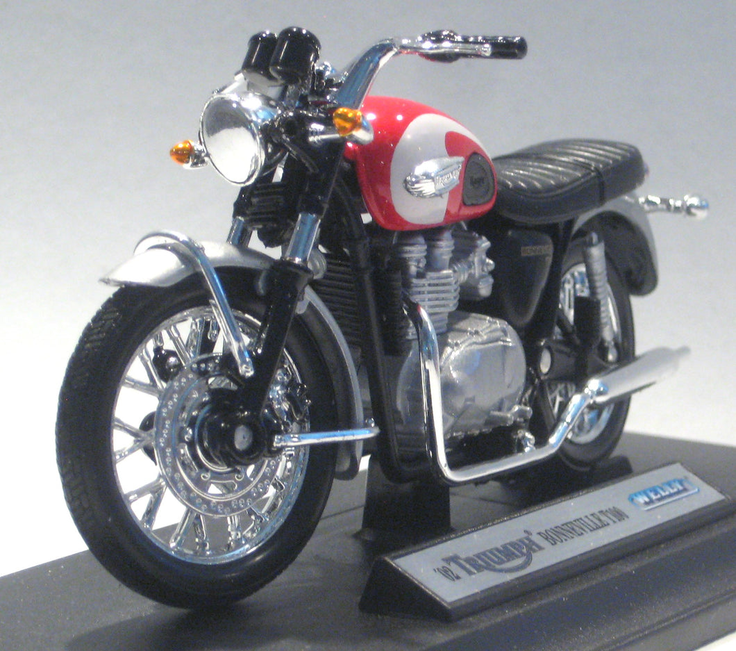 Triumph Bonneville. Welly 1:18