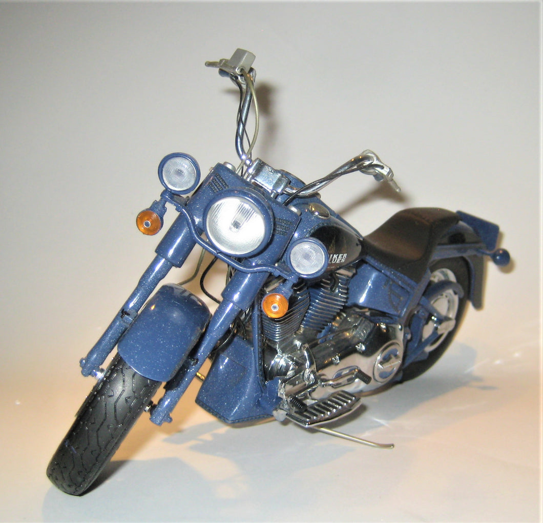 Harley Davidson. Fat Boy. Biker Blues. Franklin Mint 1:10