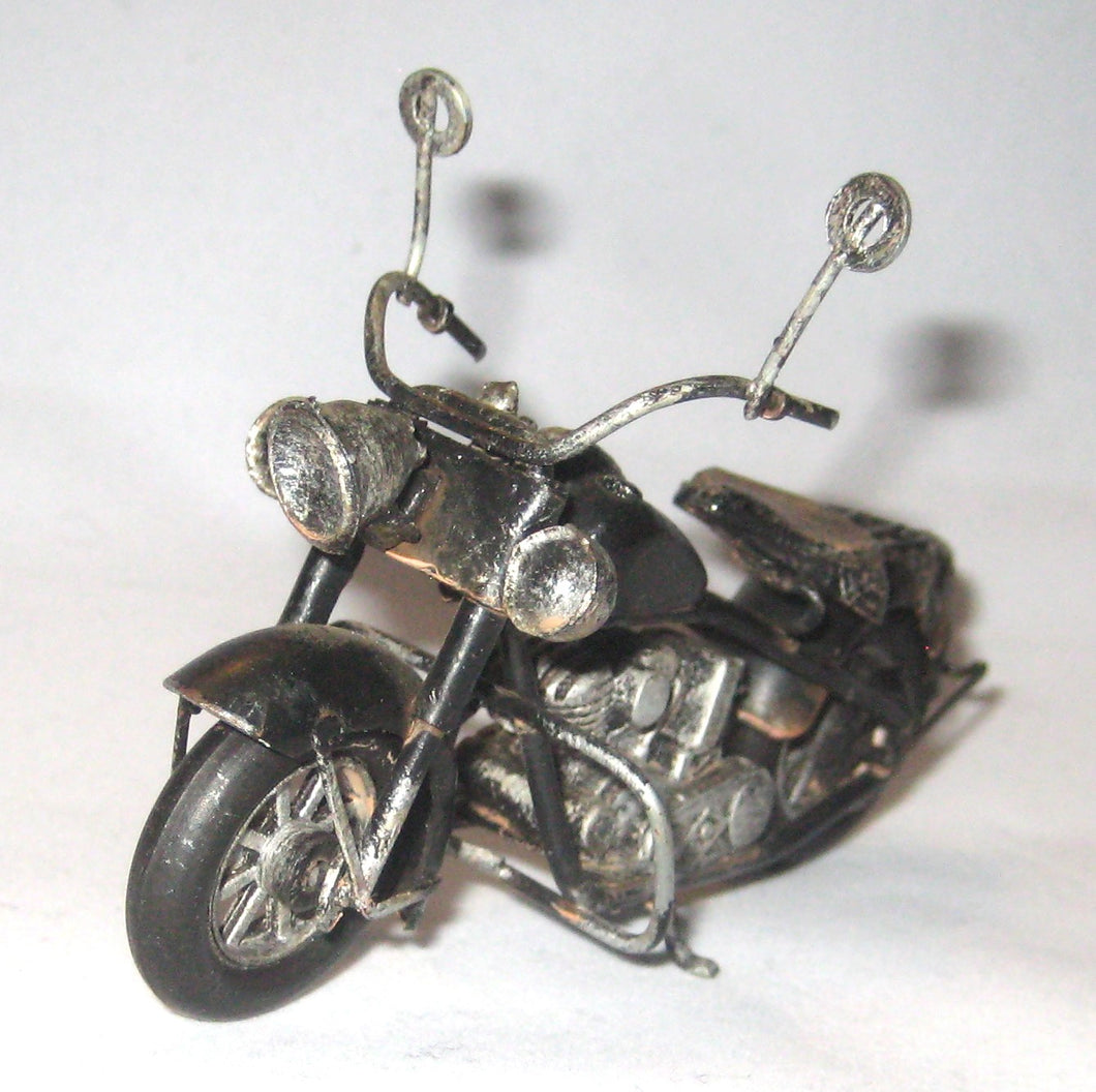 HD. Harley Davidson? Vintagestil. Metalmodel