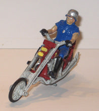 Indlæs billede til gallerivisning Harley Davidson Long Fork Chopper Britains. Metalmodel VINTAGE
