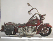 Indlæs billede til gallerivisning Harley Davidson. Stor metalmodel VINTAGE STYLE
