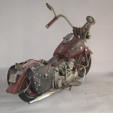 Indlæs billede til gallerivisning Harley Davidson. Stor metalmodel VINTAGE STYLE
