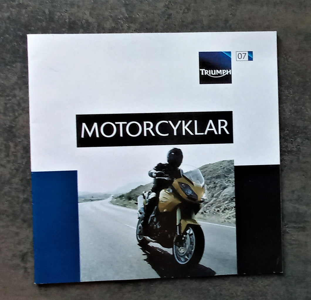 Triumph Brochure Motorcyklar 2007