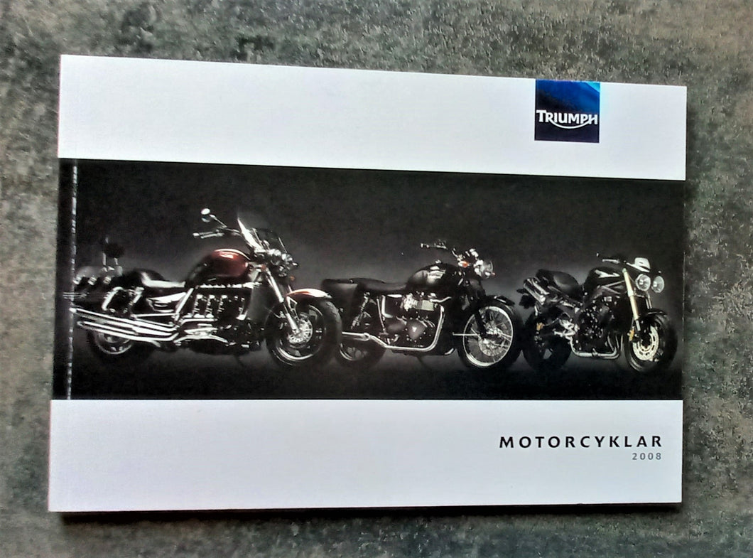 Triumph Motorcyklar Katalog/Brochure