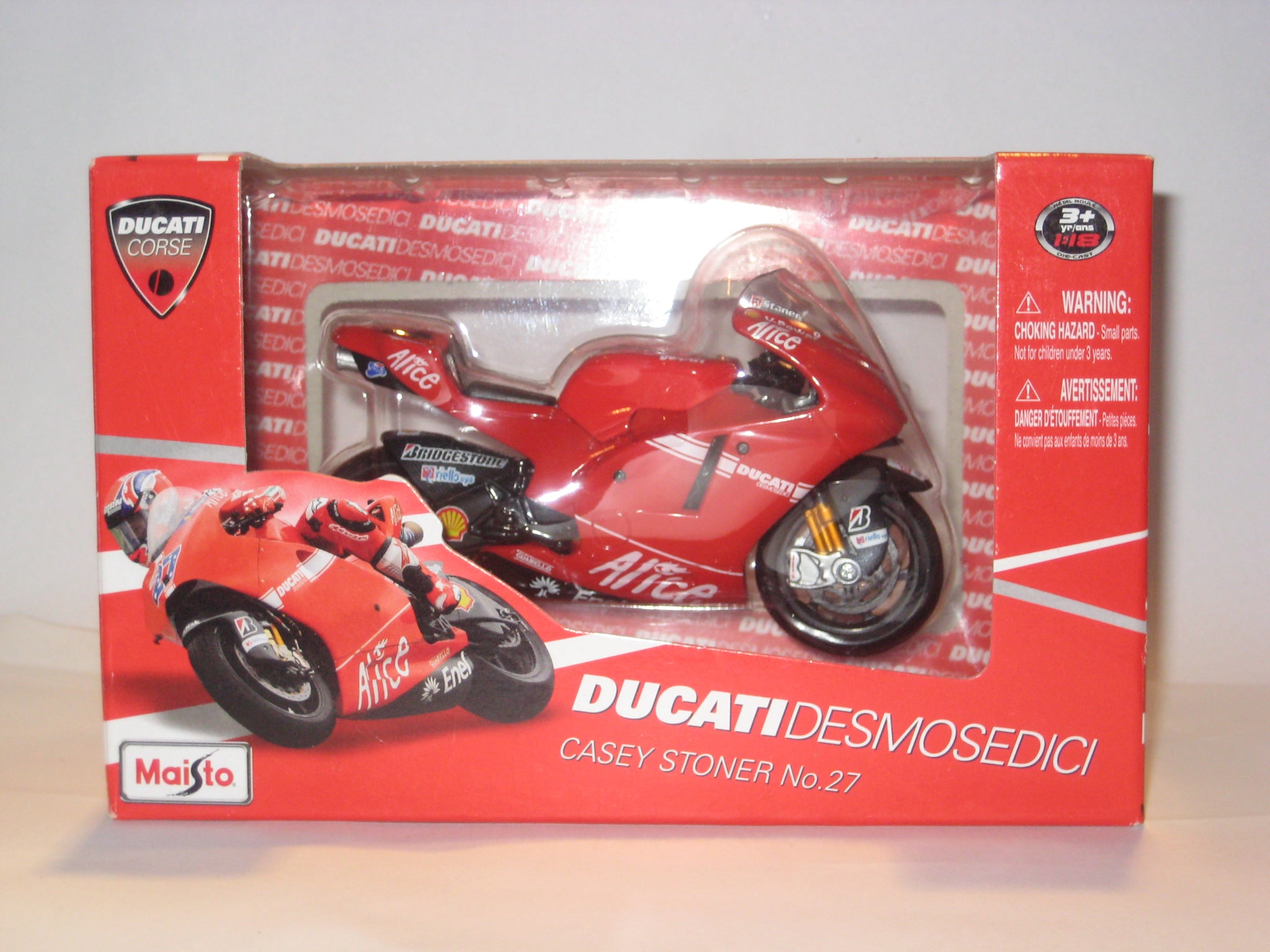 Ducati Desmosedici Casey Stoner Maisto 1:18