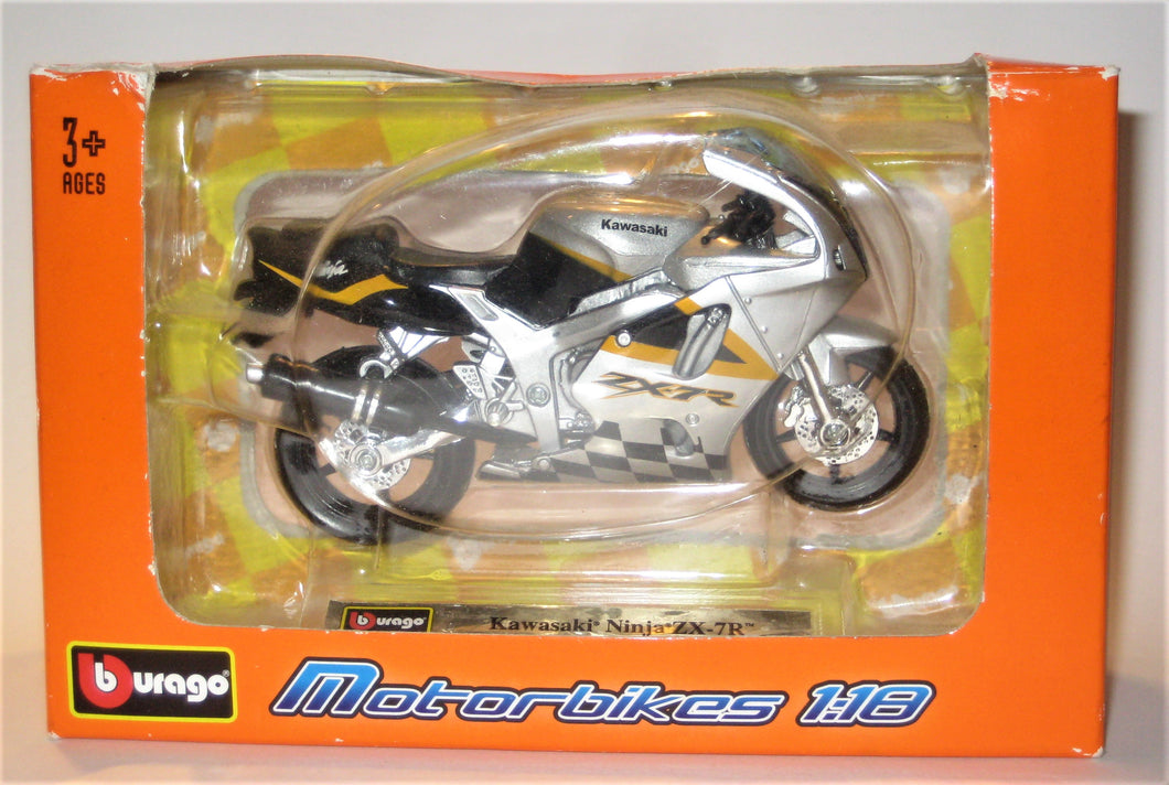 Kawasaki Ninja ZX-7R. Bburago. 1:18